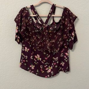 Floral summer blouse
